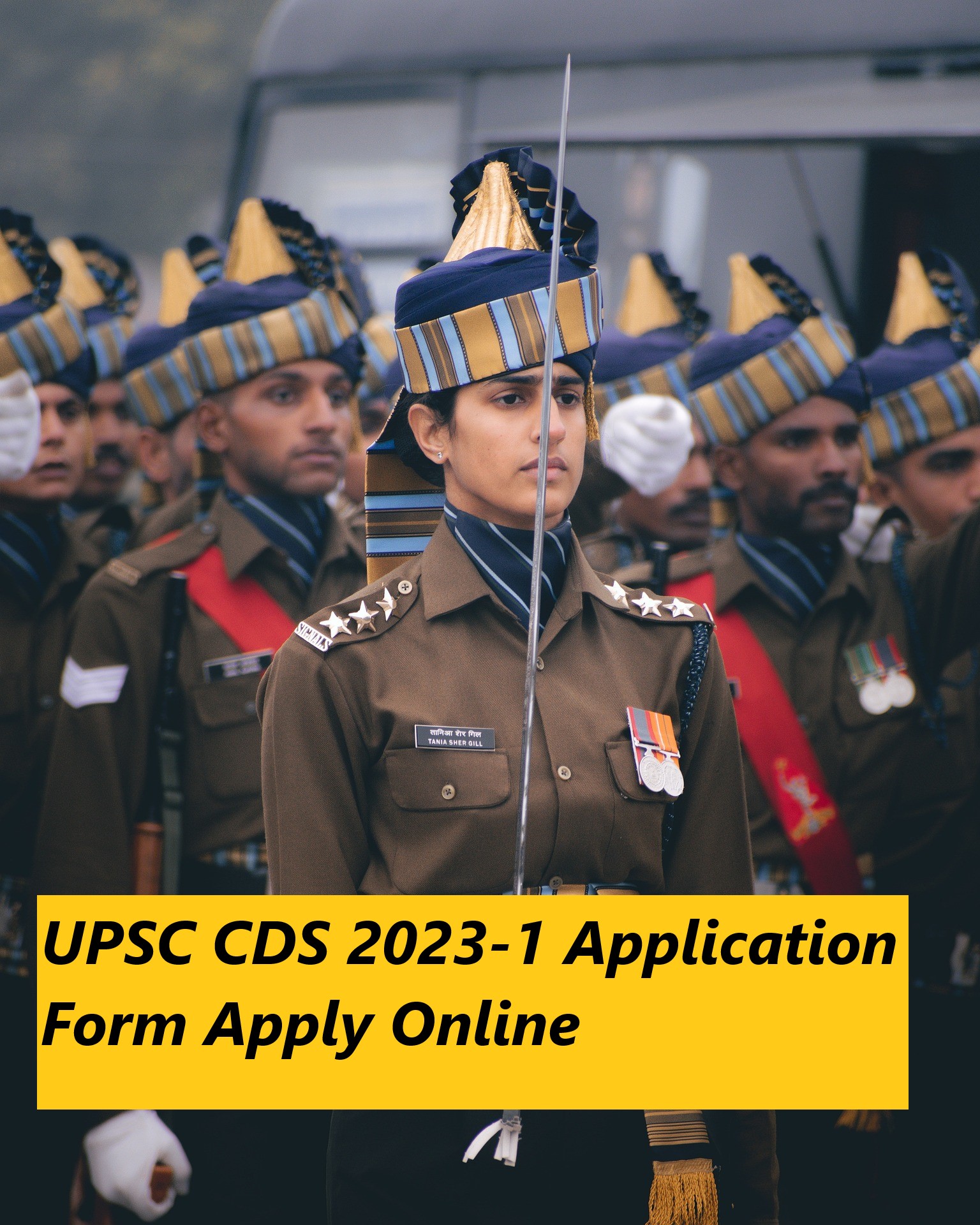 UPSC CDS 2023 1 Application 